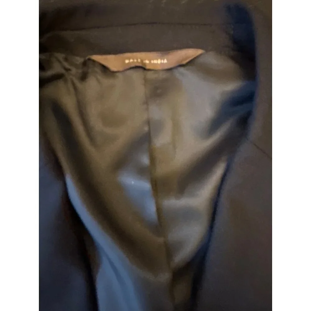 Nordstrom Boys Wool & Polyester Blend Blazer Size 20 Dark Navy